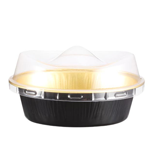 ABLPACK 85ml/2.8oz Oval Aluminum Food Container with PET Lid