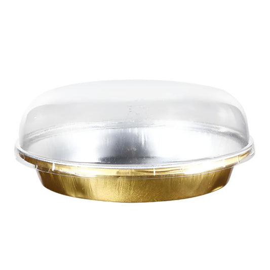 ABLPACK 275ml/9.7oz Round Aluminum Food Container with PET Lid