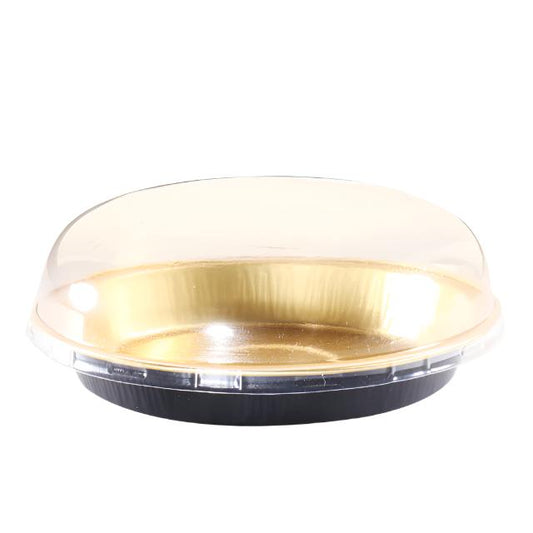 ABLPACK 275ml/9.7oz Round Aluminum Food Container with PET Lid