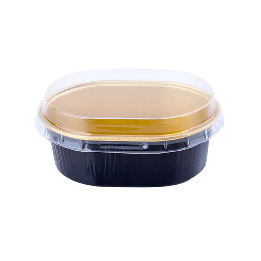 ABLPACK 68ml/2.3oz Aluminum Oval Food Container with PET Lid